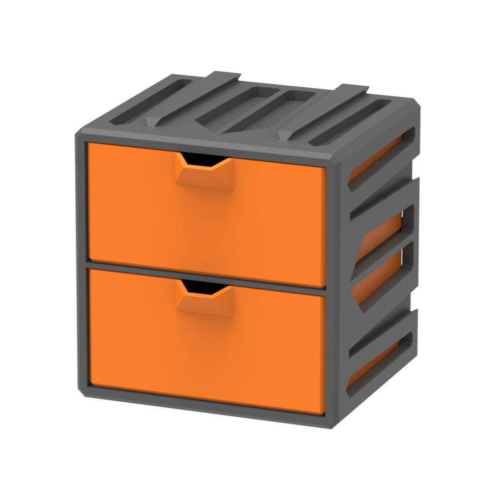 Cube Pro Two by One Drawer