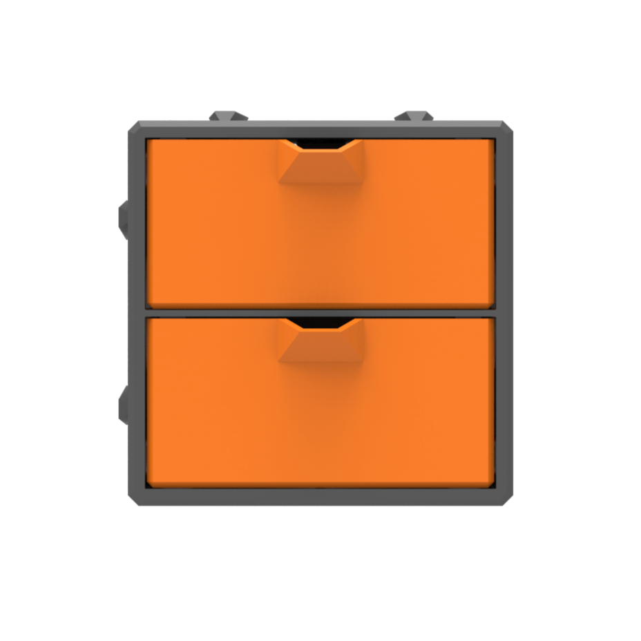 Cube Pro Two by One Drawer
